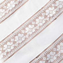 Load image into Gallery viewer, White Cotton Embroidered Midi Dress