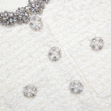 Load image into Gallery viewer, Cream Textured Knit Mini Dress