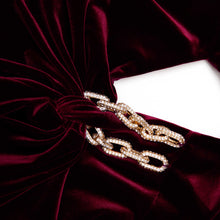 Load image into Gallery viewer, Burgundy Velvet Bandeau Maxi Dress