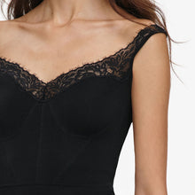 Load image into Gallery viewer, Black Knitted Vest  and stirrup leggings