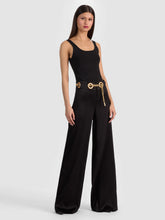 Load image into Gallery viewer, Wide Leg Chain Belt Pant
