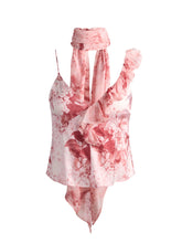 Load image into Gallery viewer, Ruffle Tank With Scarf
