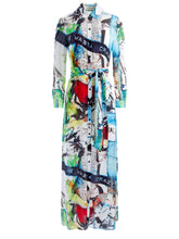 Load image into Gallery viewer, A+O X BASQUIAT Maxi Shirt Dress