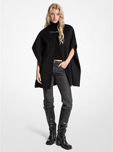 Load image into Gallery viewer, Double Face Wool Blend Cape