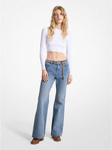 Load image into Gallery viewer, Belted Bootcut Jeans