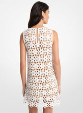 Load image into Gallery viewer, Mirror Embellished Floral Crochet Dress
