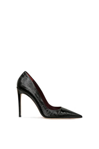 Leather Croc Pump