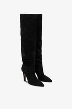 Load image into Gallery viewer, Suede Boot 100mm Heel