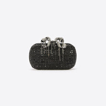 Load image into Gallery viewer, Black Chainmail Clutch Bag