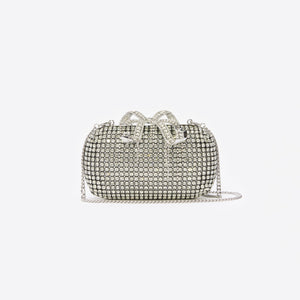 Silver Chainmail Clutch Bag