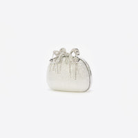 Load image into Gallery viewer, Champagne Rhinestone Clutch Bag