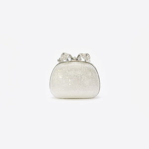 Champagne Rhinestone Clutch Bag