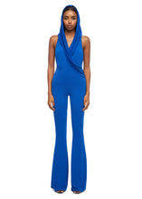 Load image into Gallery viewer, Hooded Maxi Flared Jumpsuit