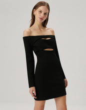 Load image into Gallery viewer, Cut Out Crepe Mini Dress
