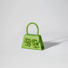 Load image into Gallery viewer, The Bow Micro in Lime Rhinestone