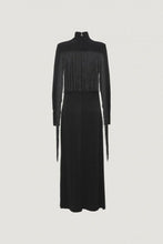 Load image into Gallery viewer, Reba Fringe Dress Black