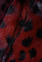 Load image into Gallery viewer, Leopard-print faux fur coat